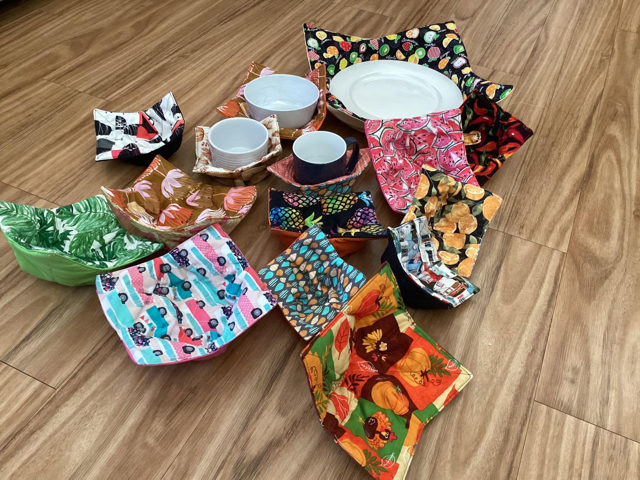 Microwave bowl cosies